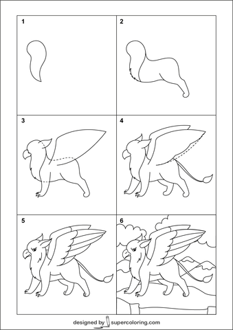 Значок грифона