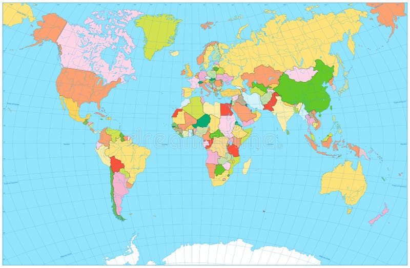 Купить ГеоДом Политическая карта мира Настенная 