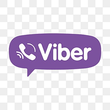 Коллекция логотипов Viber на прозрачном фоне 