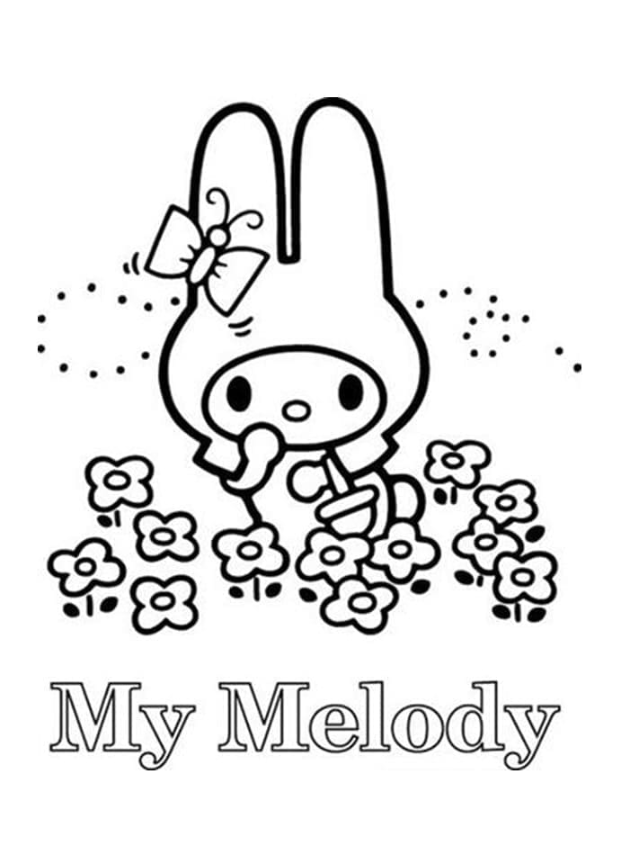 Minh họa giai điệu, My Melody Hello Kitty Desktop Sanrio 