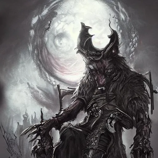 Werewolf druid from game Diablo 4