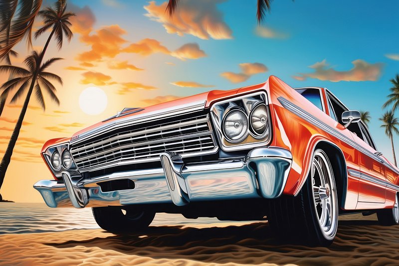 chevrolet, custom, lowrider, 720P, hot 