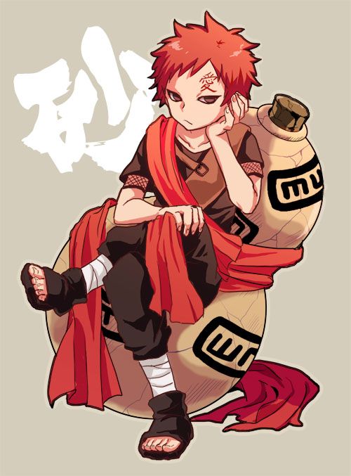 Gaara Naruto, a card pack by Inkhov Art 