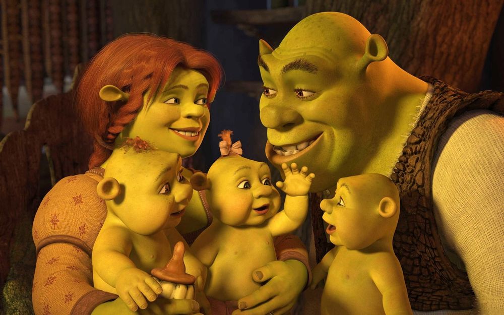 Обои мультик, шрек, анимация, кот в сапогах, осел, Shrek на 