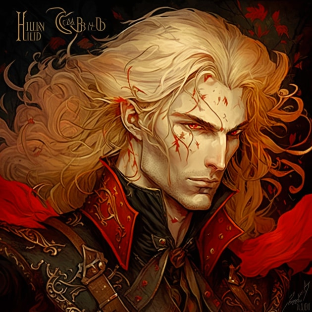 Alucard in the Art Style of Tara McPherson