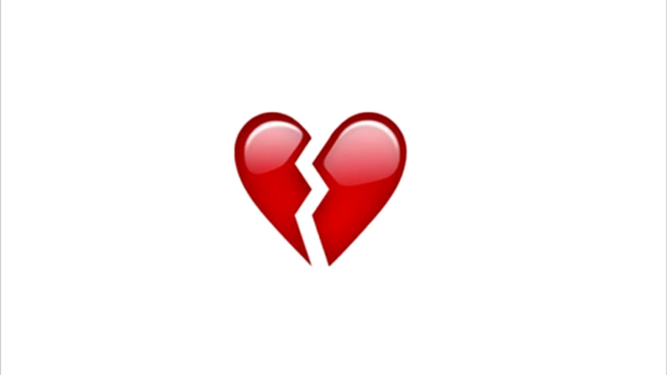 розовое сердце, Emoji Heart Love iPhone 