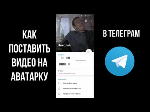 Интересное видео на аватарку в Telegram