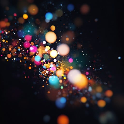 Textura Bokeh Magníficas Luces Navideñas Con Resumen Sobre Un 