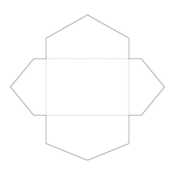 Трафареты конверт для письма 