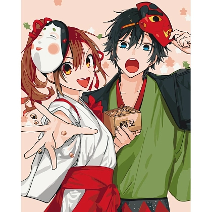 Cute Couple Izumi Miyamura Kyouko Hori 