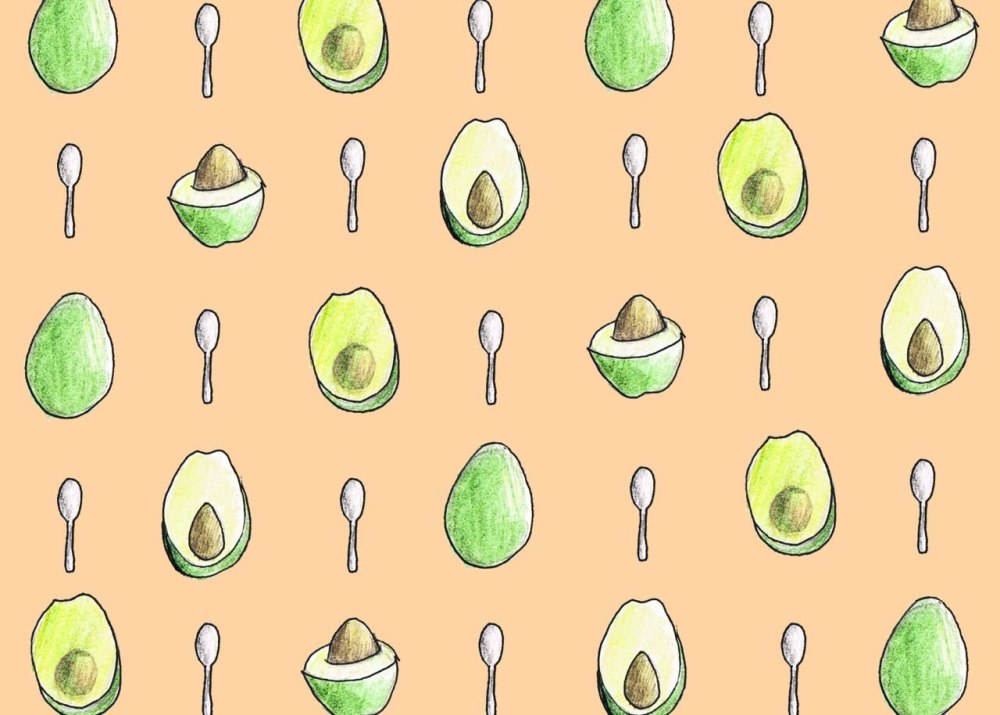 Avatar, avocado, food, scream icon