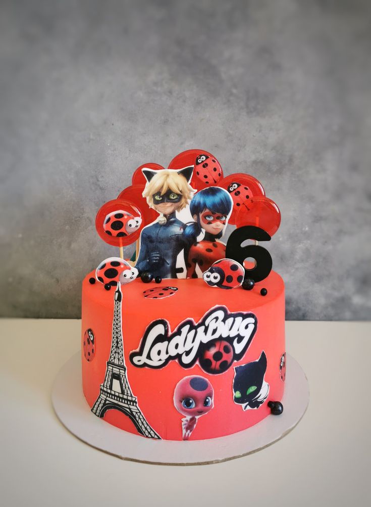 Miraculous Ladybug Cake