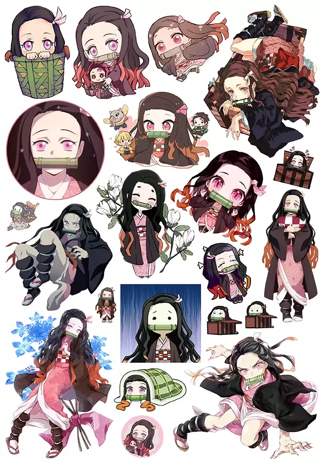 Ledander Demon Slayer Anime Stickers 