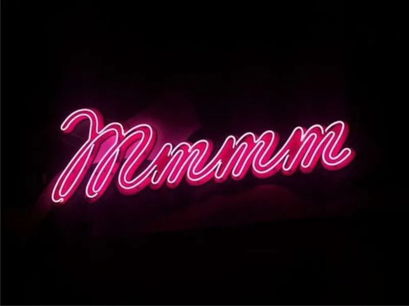 Neon Ne Знак Химического Элемента 