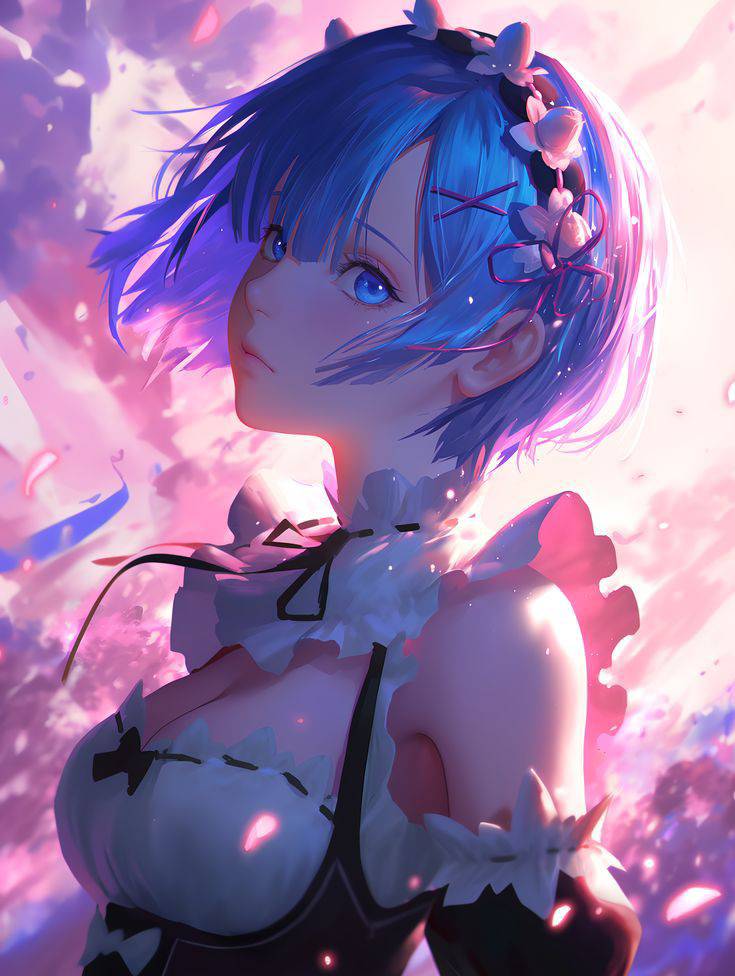 JCODE Anime Re Zero Rem Poster Collage 