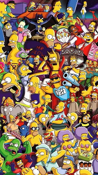 The Simpsons Poster Canvas Wall Art 