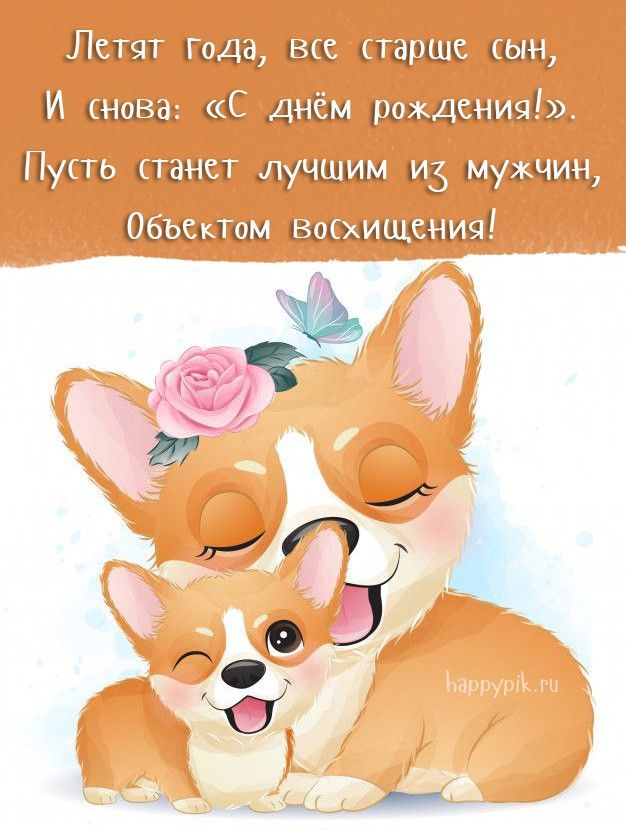 С днем рождения сына