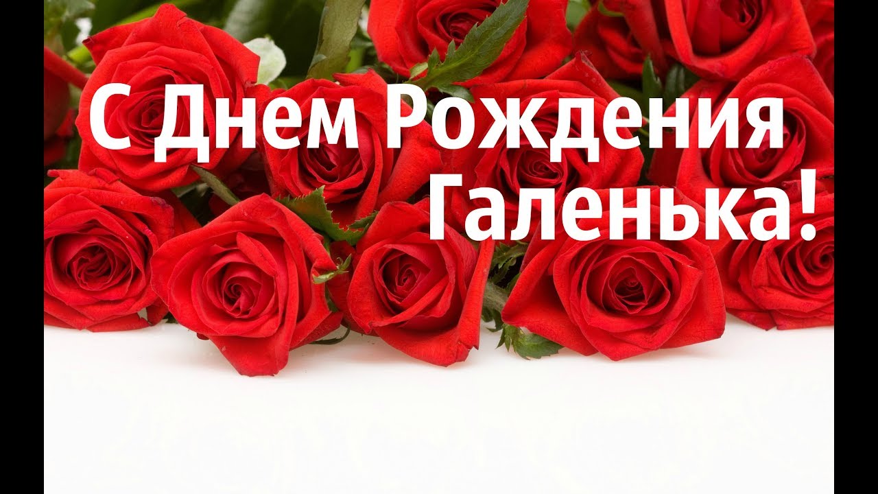 Поздравления с днем рождения Галине