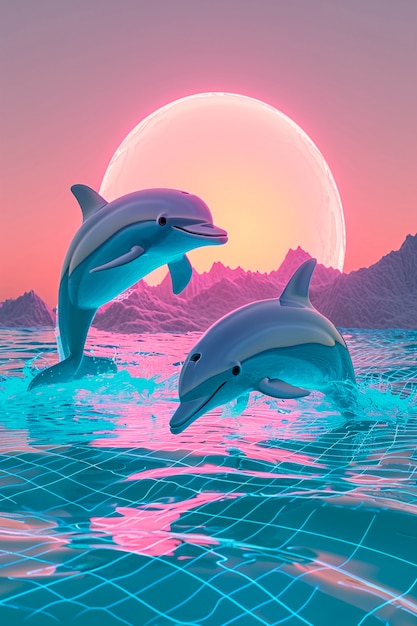 100+] Cute Dolphin Wallpapers 