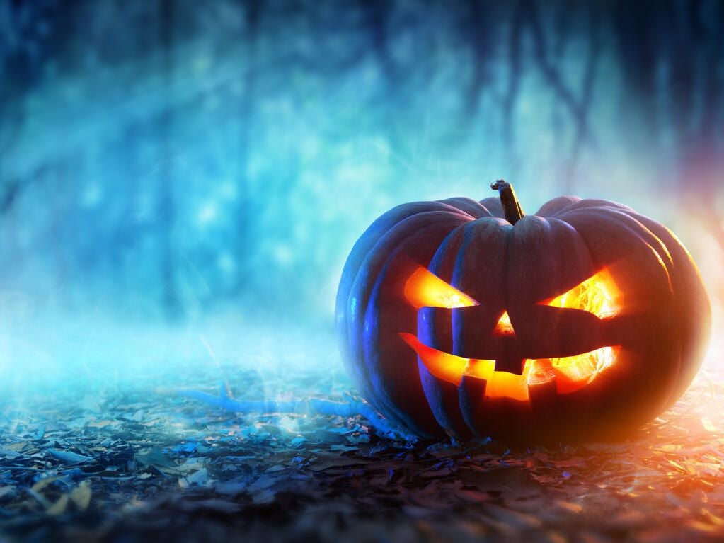 Halloween Background Jack-o-lanterns 