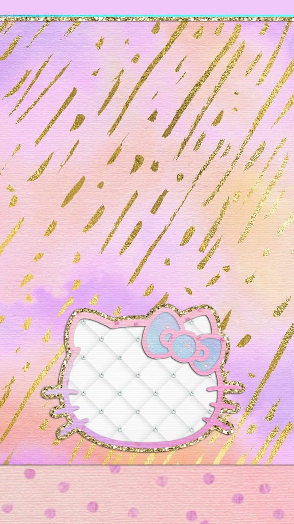 wallpaper with hello kitty / обои с 