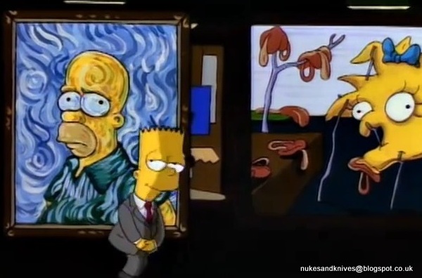 Pop Artist Makes the Simpsons Explode 