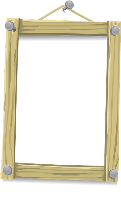 Picture frame PNG with transparent 