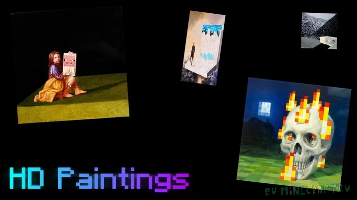 Текстуры Paintings Memes для Minecraft