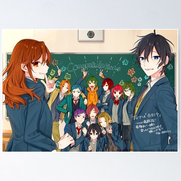 Horimiya Anime Character Art Poster 1 